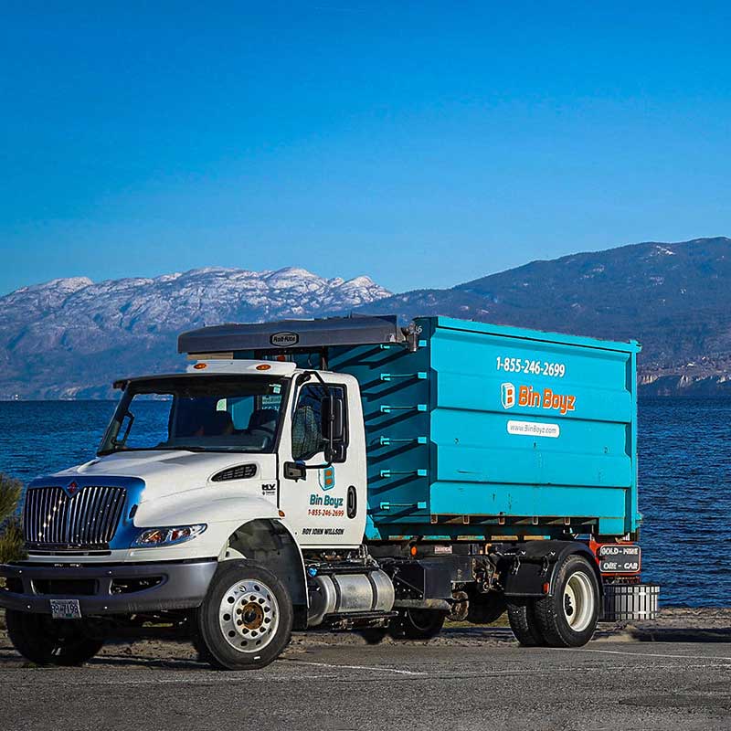 Bin Boyz trucks beside Ok Lake